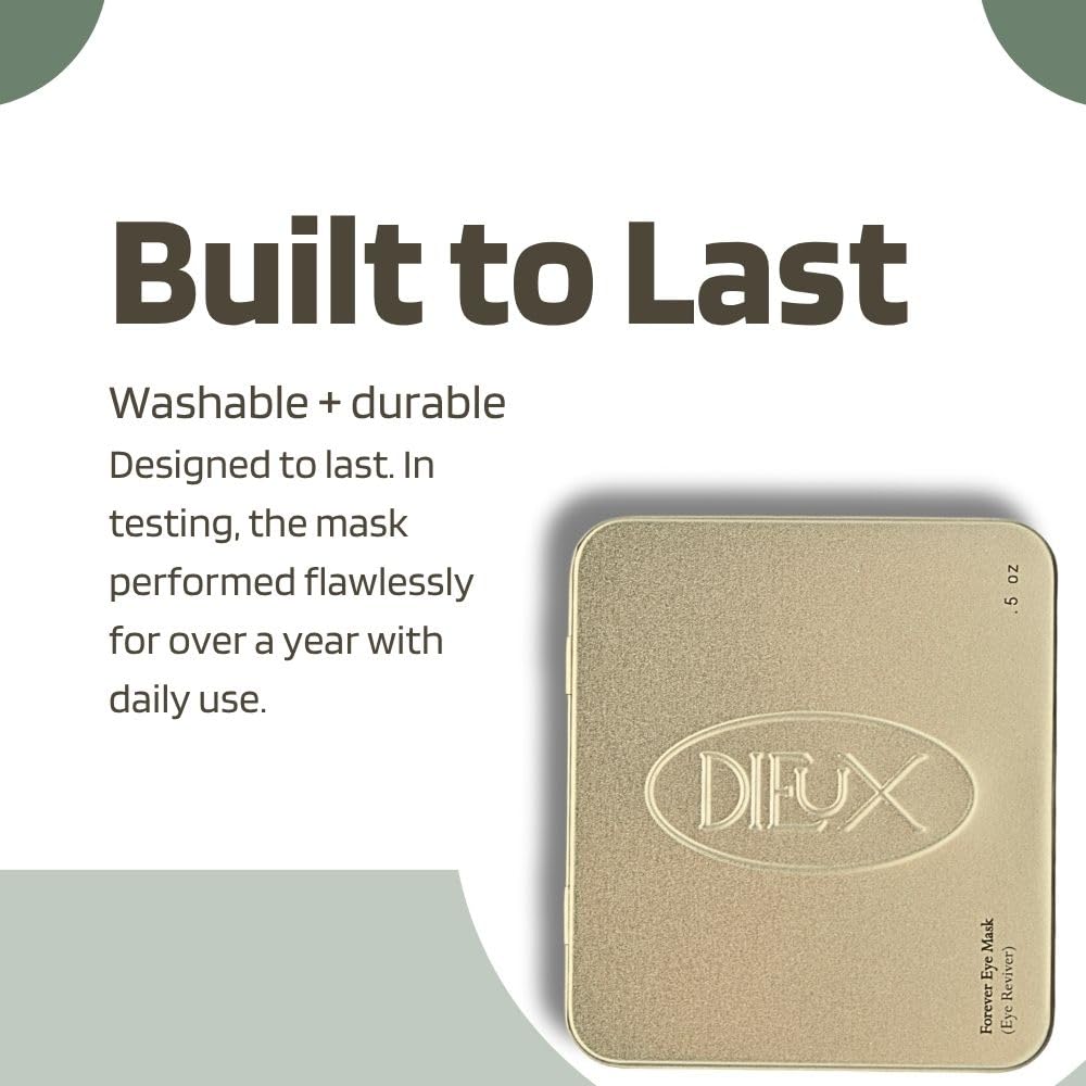 Dieux lifestyle scene prepping under-eye for makeup with masks