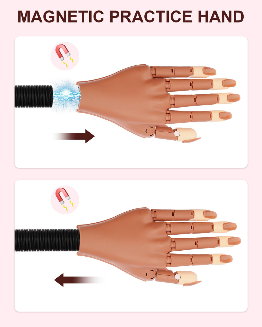Difenni close-up of magnetic fingertip highlighting secure tip attachment benefit