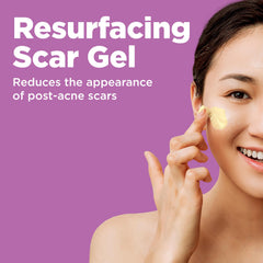 Differin gel being dispensed from tube illustrating easy daily application benefit
