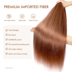 DIFUNEE pre-stretched tapered tips ready to braid, saves preparation time