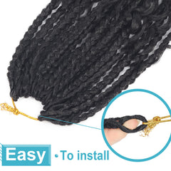 Diha pre-loop top closeup showing easy-install loop and secure hold benefit