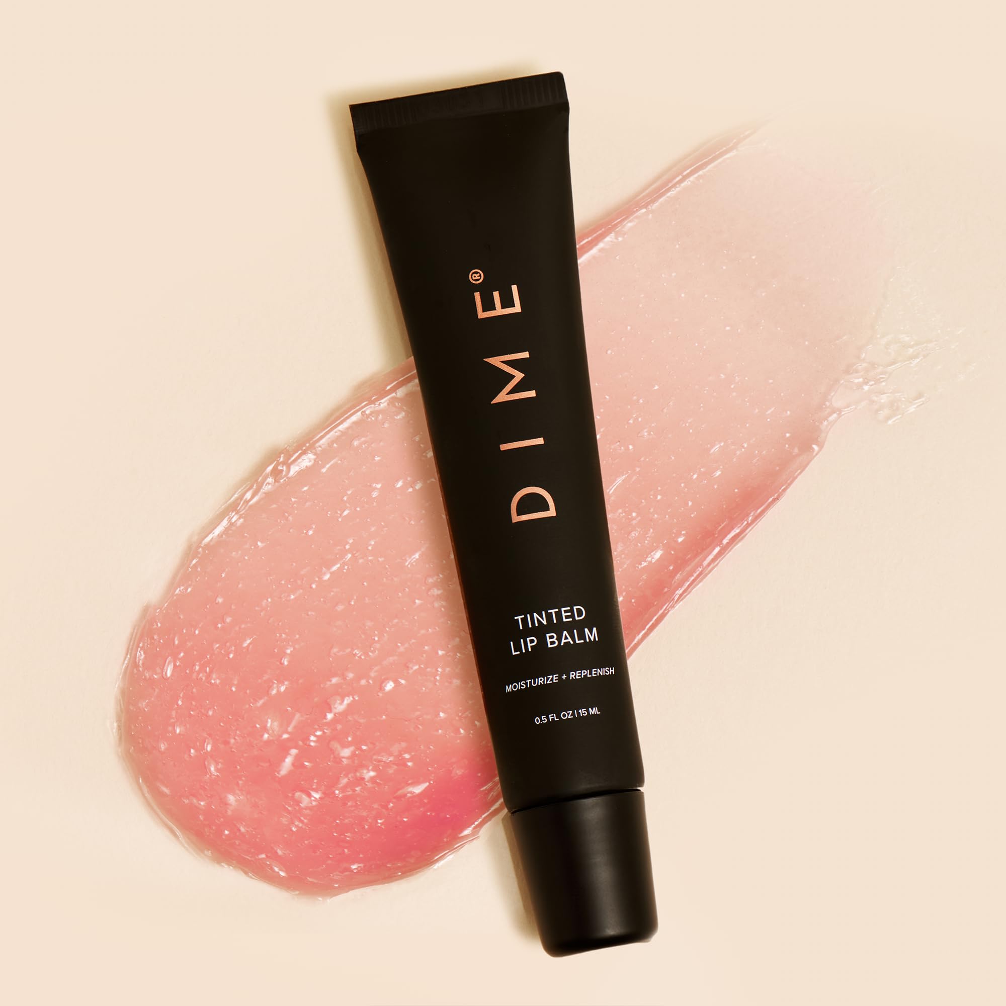 DIME ingredients arranged showcasing shea and oils for deep hydration benefit