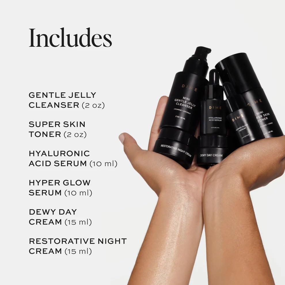 DIME Dewy Day Cream open jar displaying lightweight moisture for daytime wear