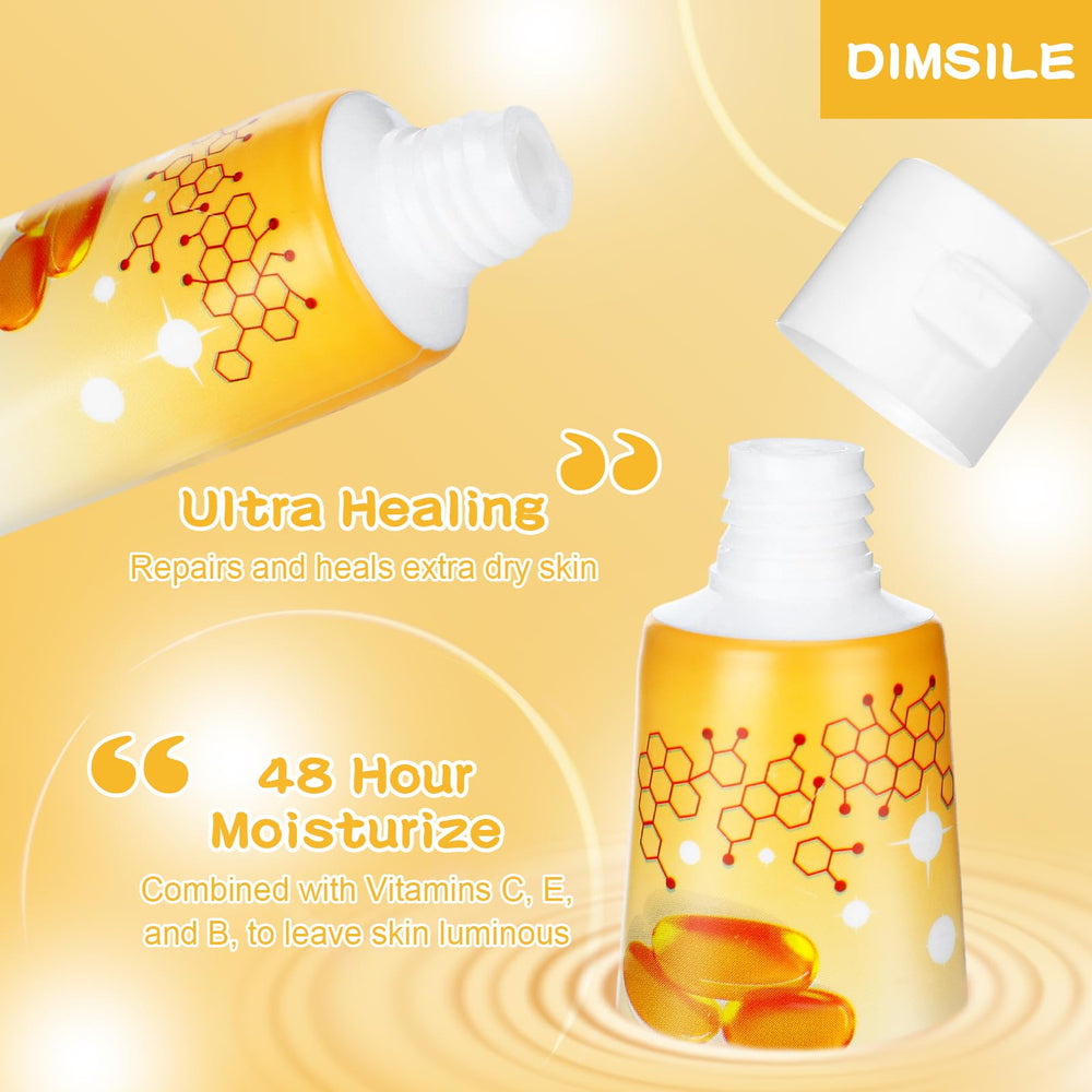 Dimsile applying lotion to hands demonstrating quick-absorb benefit