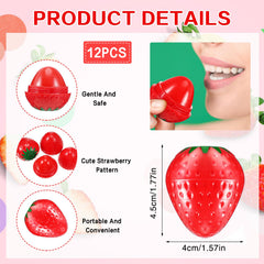 Dimsile close-up of strawberry cap detail showing cute design and grip benefit