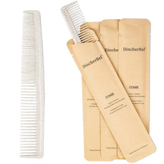 DincherBel front pack showing 100 wheat straw combs and bulk value