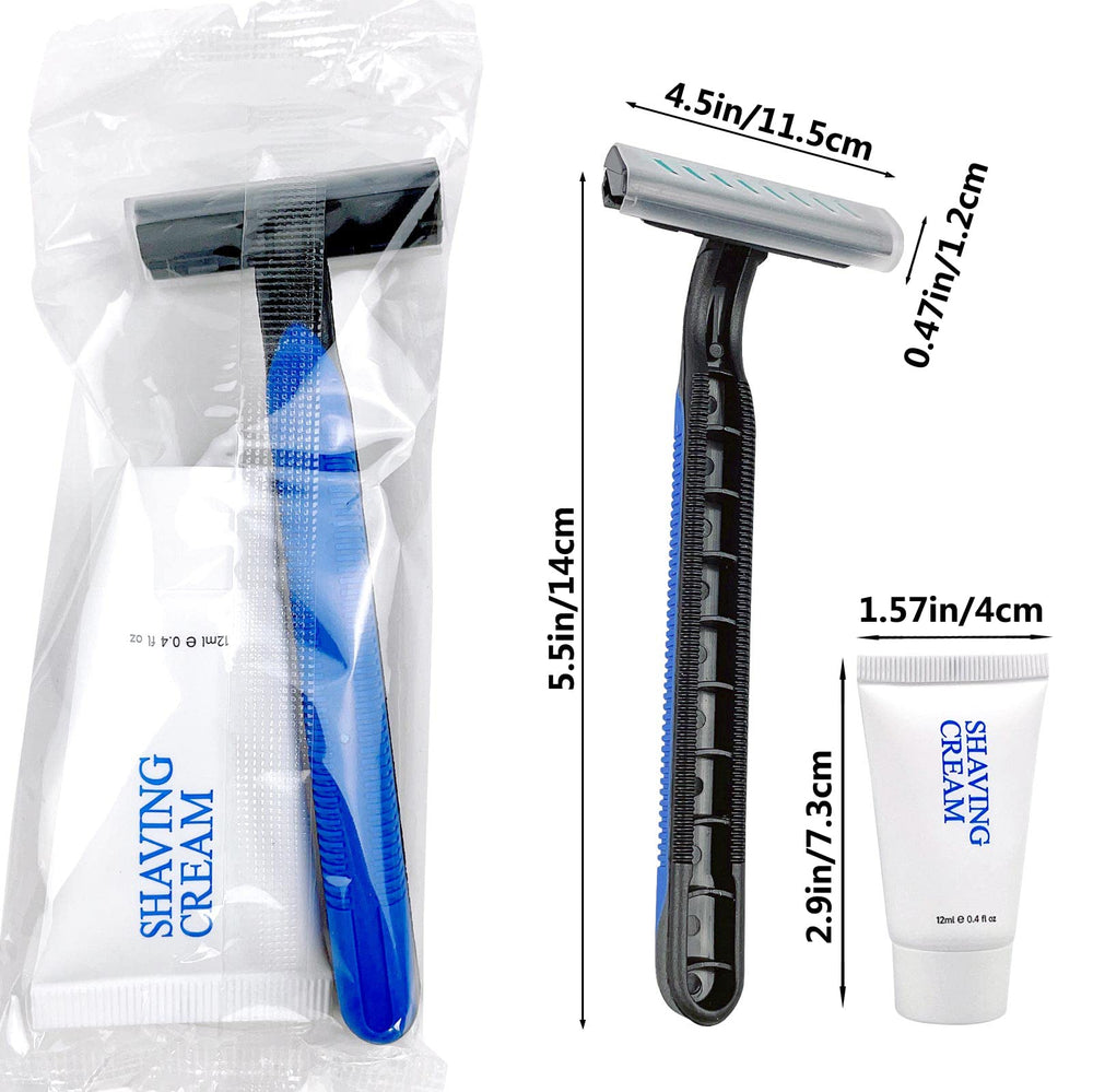 DincherBel razor with clear cap in hand demonstrating safe transport