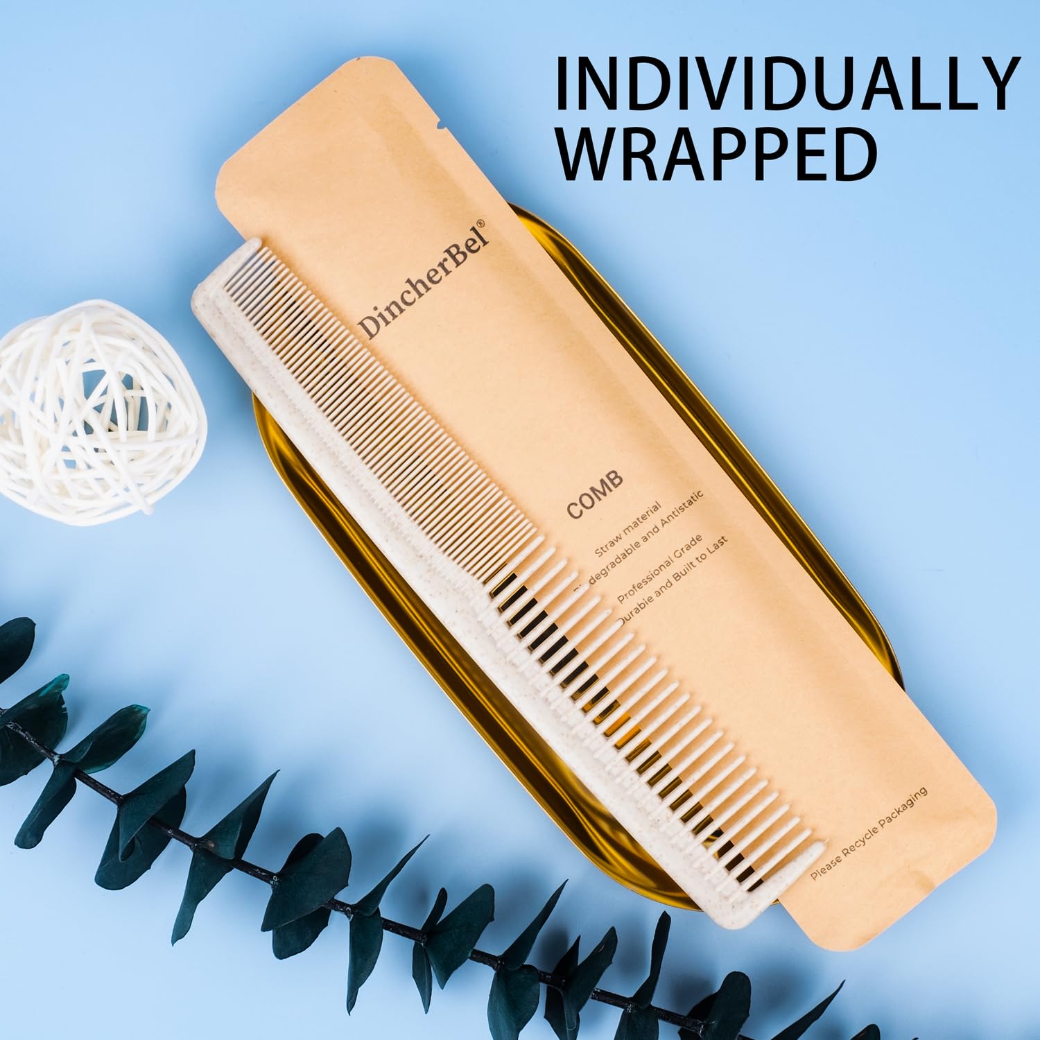 DincherBel comb tucked in backpack pocket for travel convenience