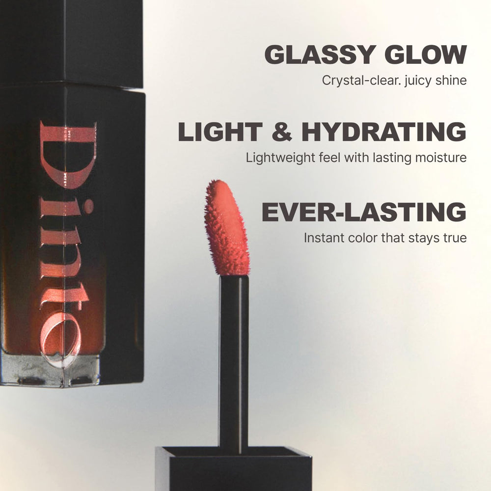 DINTO texture swatch on arm highlighting water-like glide and breathable feel