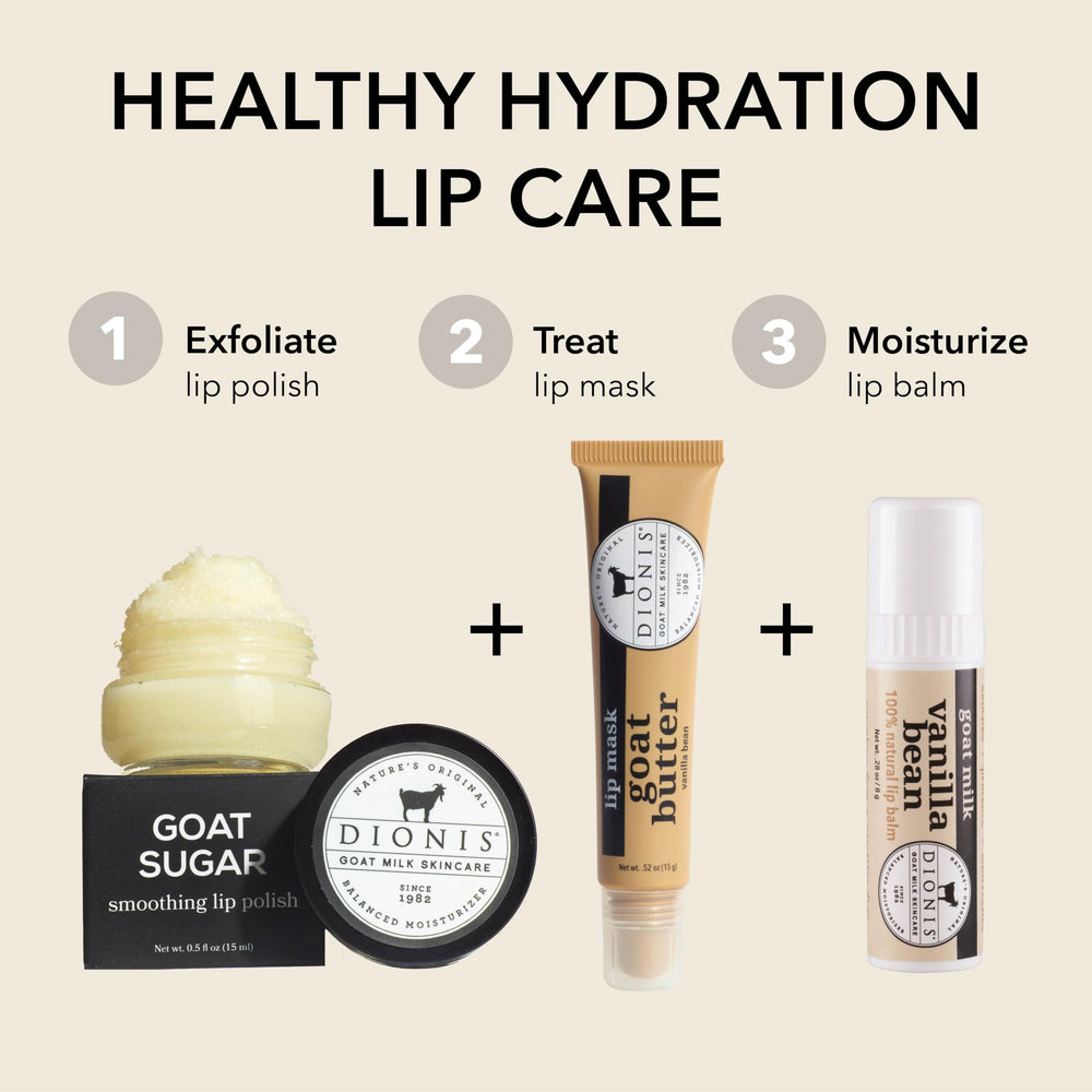 Dionis lip balm inside travel bag ready for outdoor protection