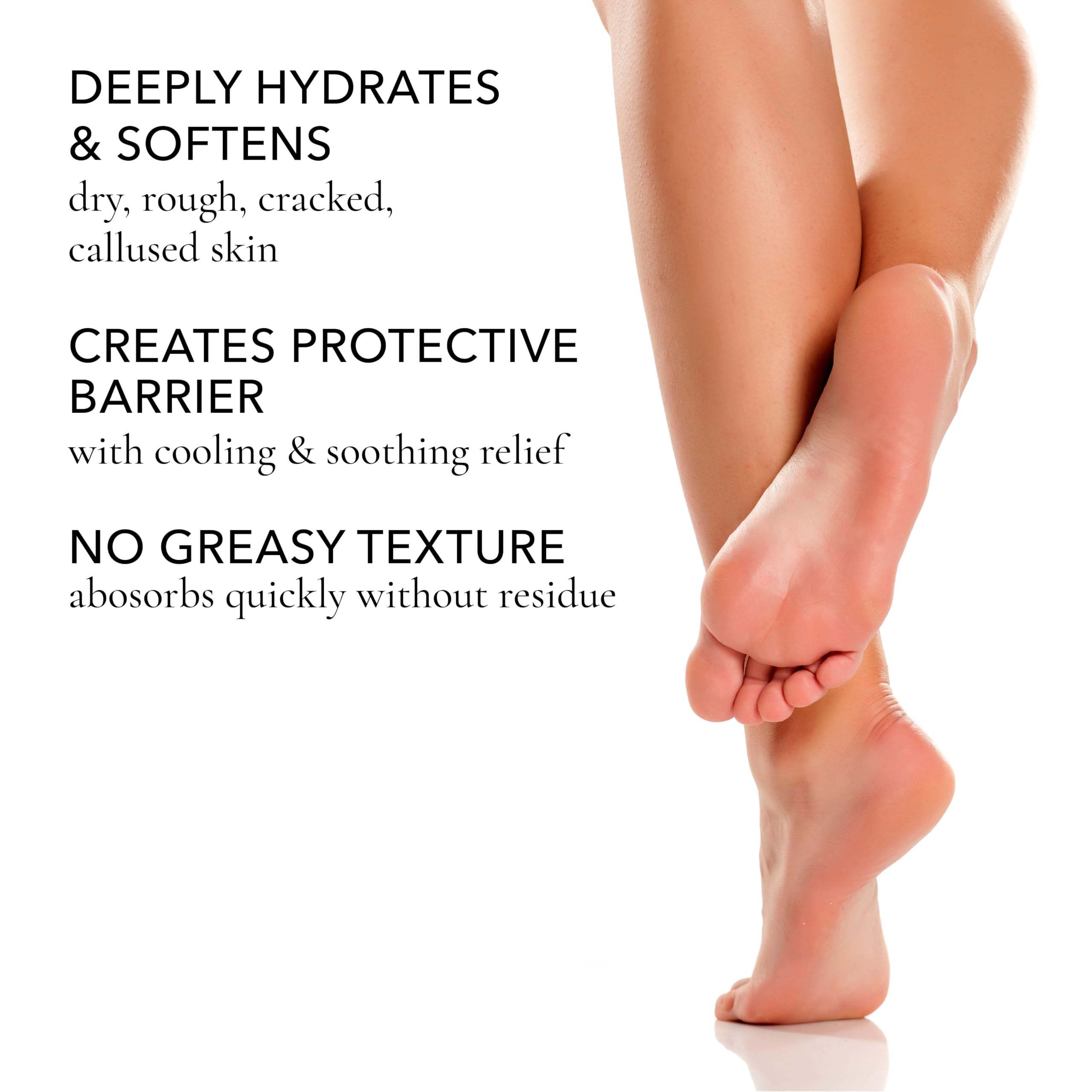 Dionis Sole Keeper before and after feet comparison showing smoother skin