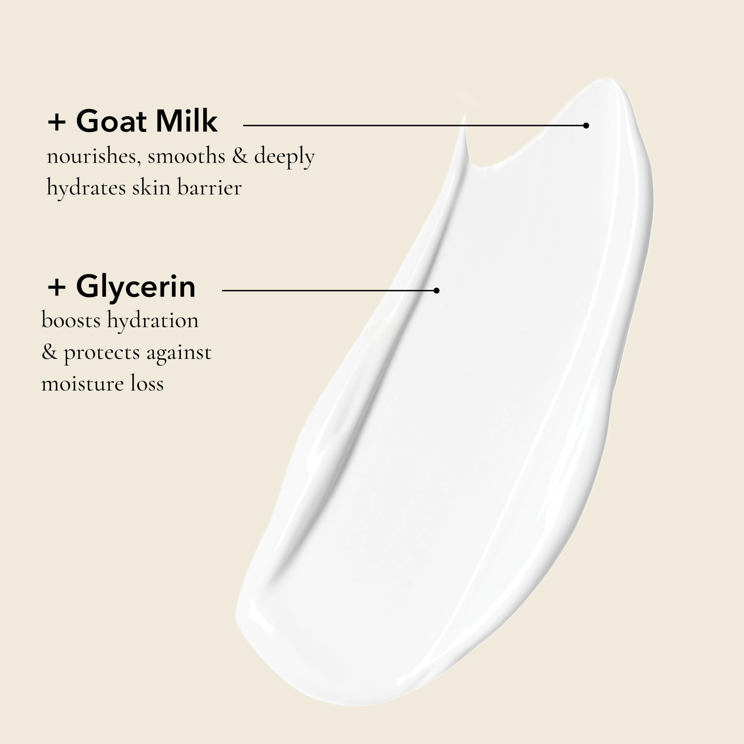 Dionis cream texture close-up demonstrating silky, fast-absorbing hydration