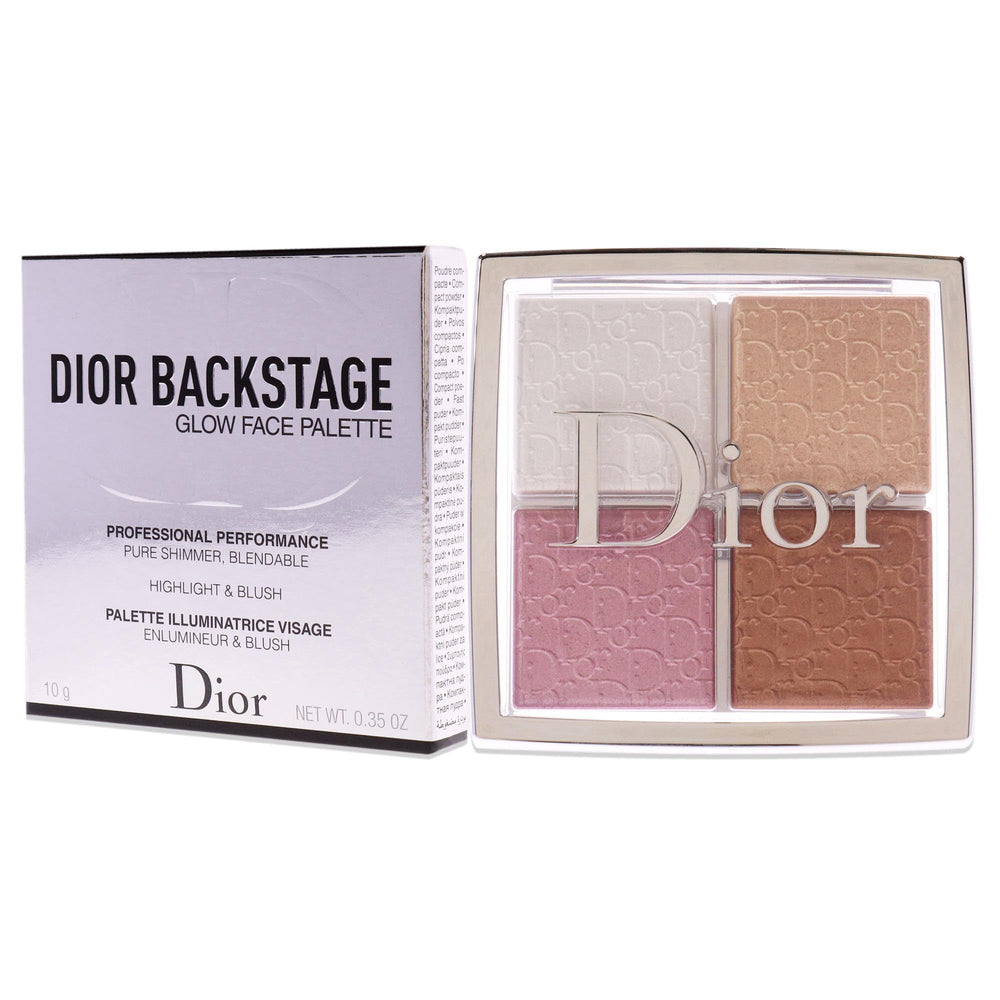 Dior palette in use on model applying highlight for natural luminous effect