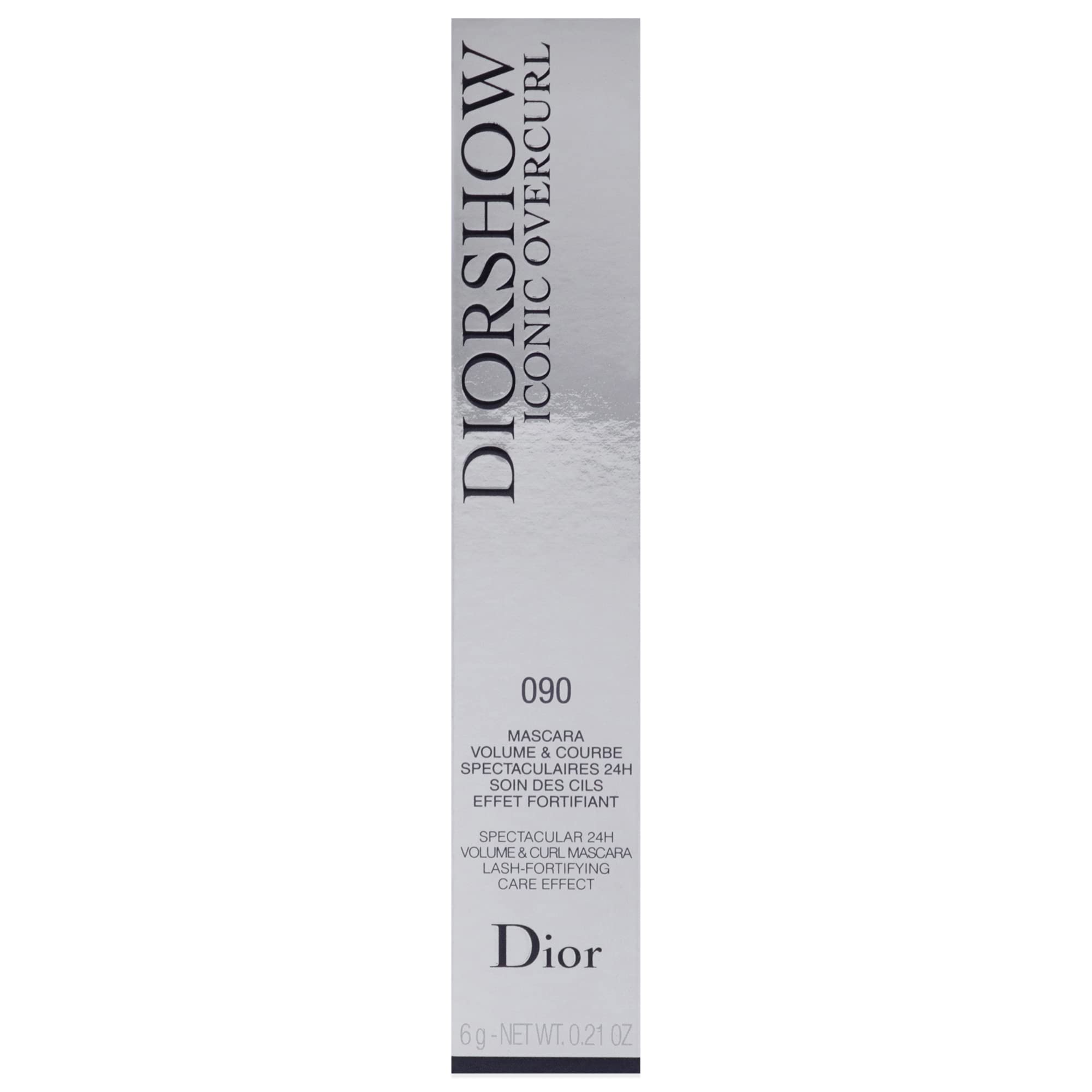 Dior Diorshow Iconic Overcurl curved brush close-up highlighting lift and separation