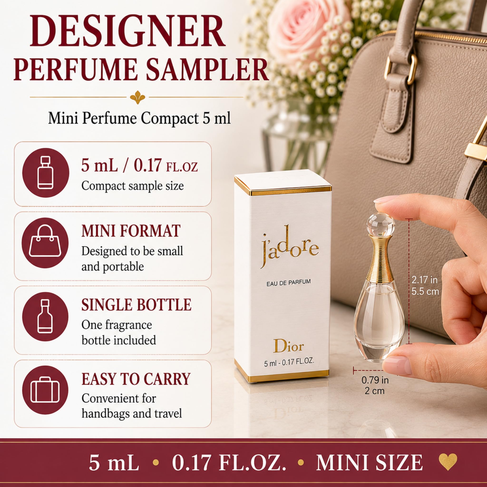 Dior J'adore perfume liquid close-up showing texture and concentrated EDP strength