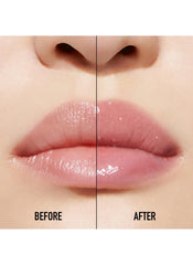 Dior Addict Lip Maximizer texture close-up highlighting glossy sheen and hydrating finish
