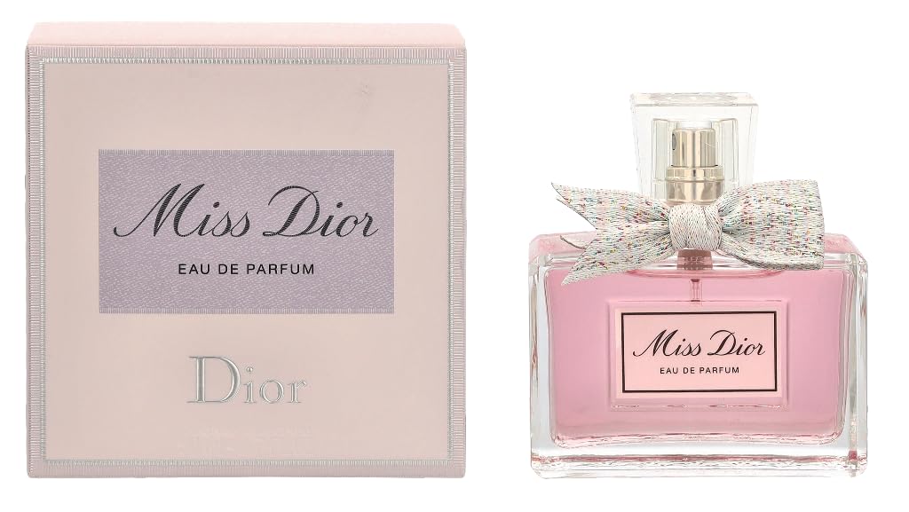 Dior Miss bottle front view showing elegant design and lasting wear