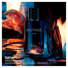 Dior Sauvage fine mist in air demonstrating even, controlled fragrance release