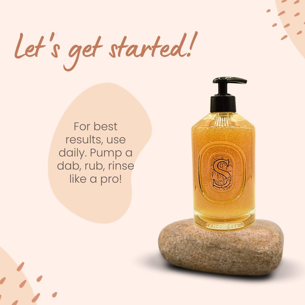 Diptyque 350 ml bottle next to common items to show scale and practical size