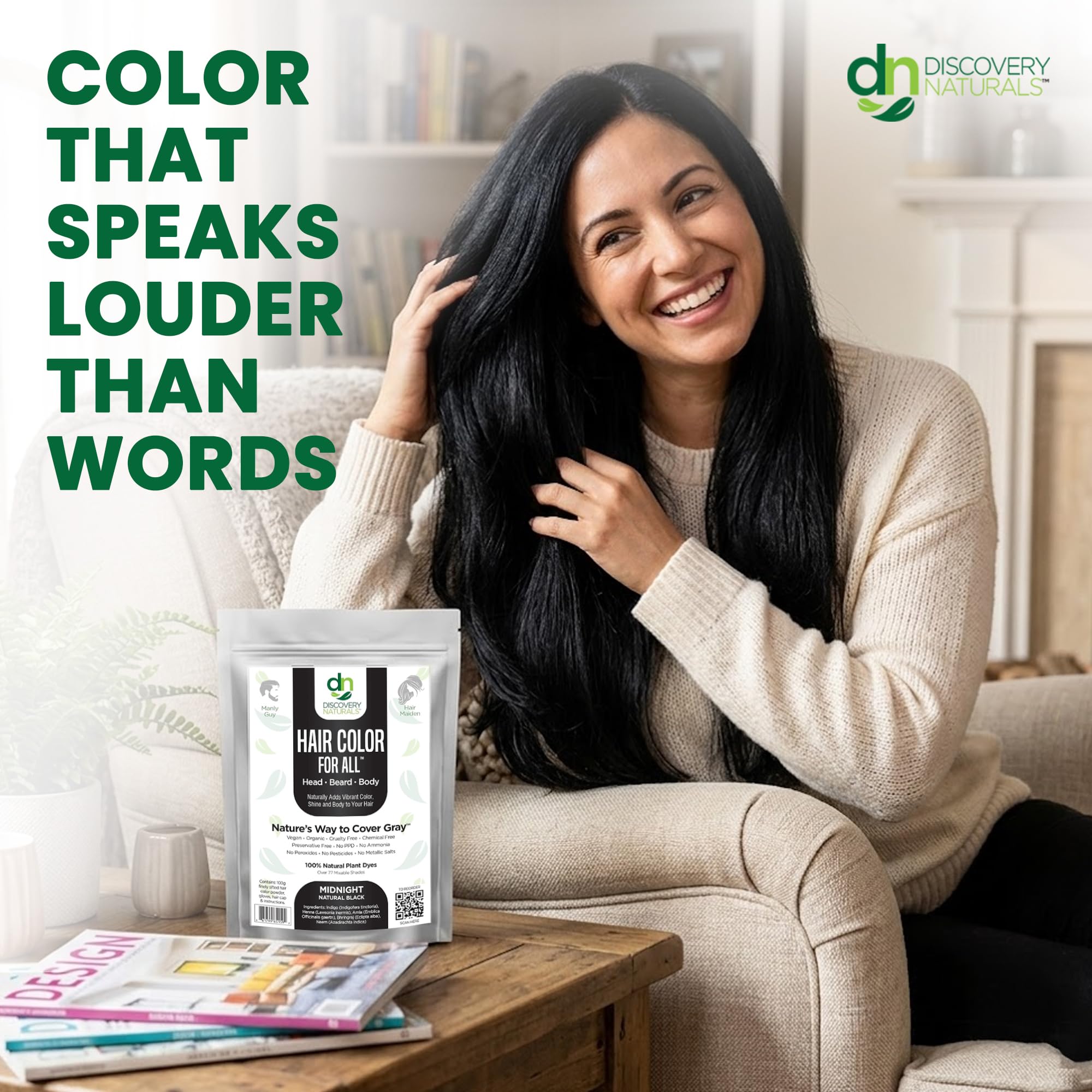 Discovery Naturals instruction leaflet closeup for easy guidance