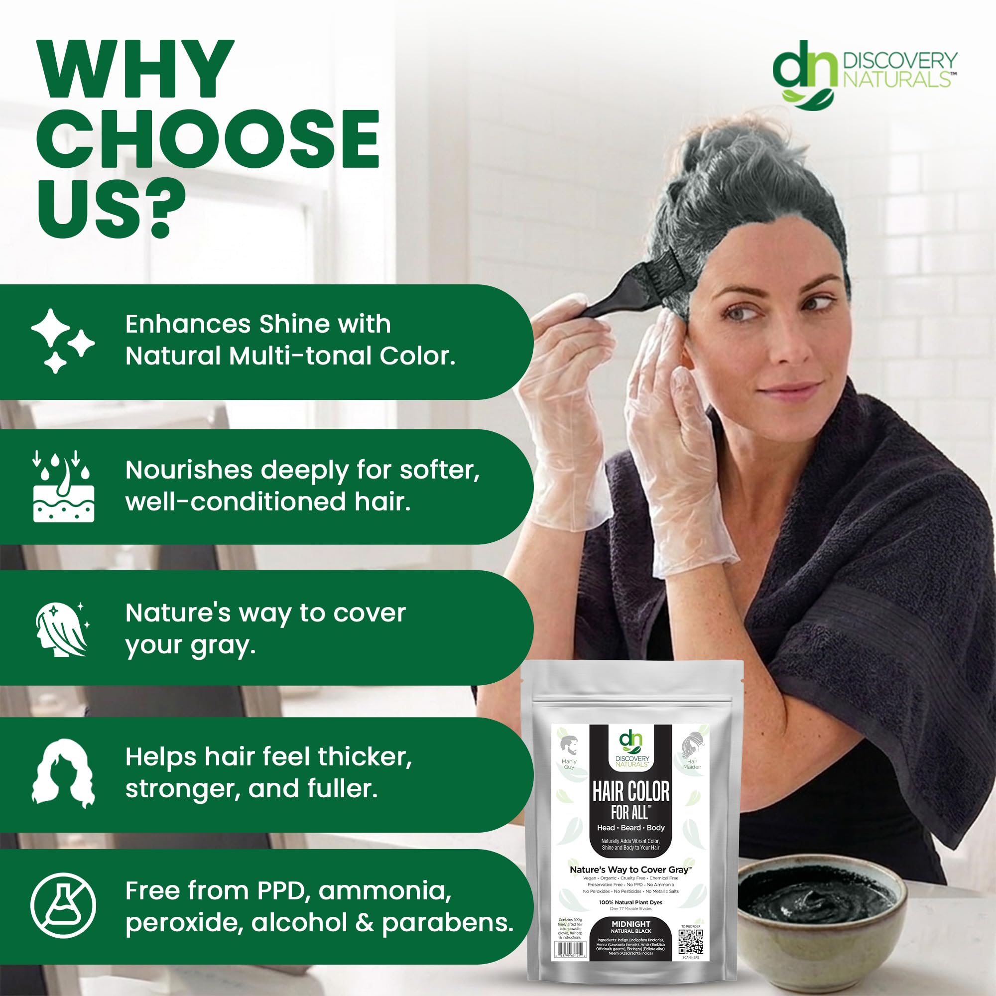Discovery Naturals kit contents laid out for convenient at-home use