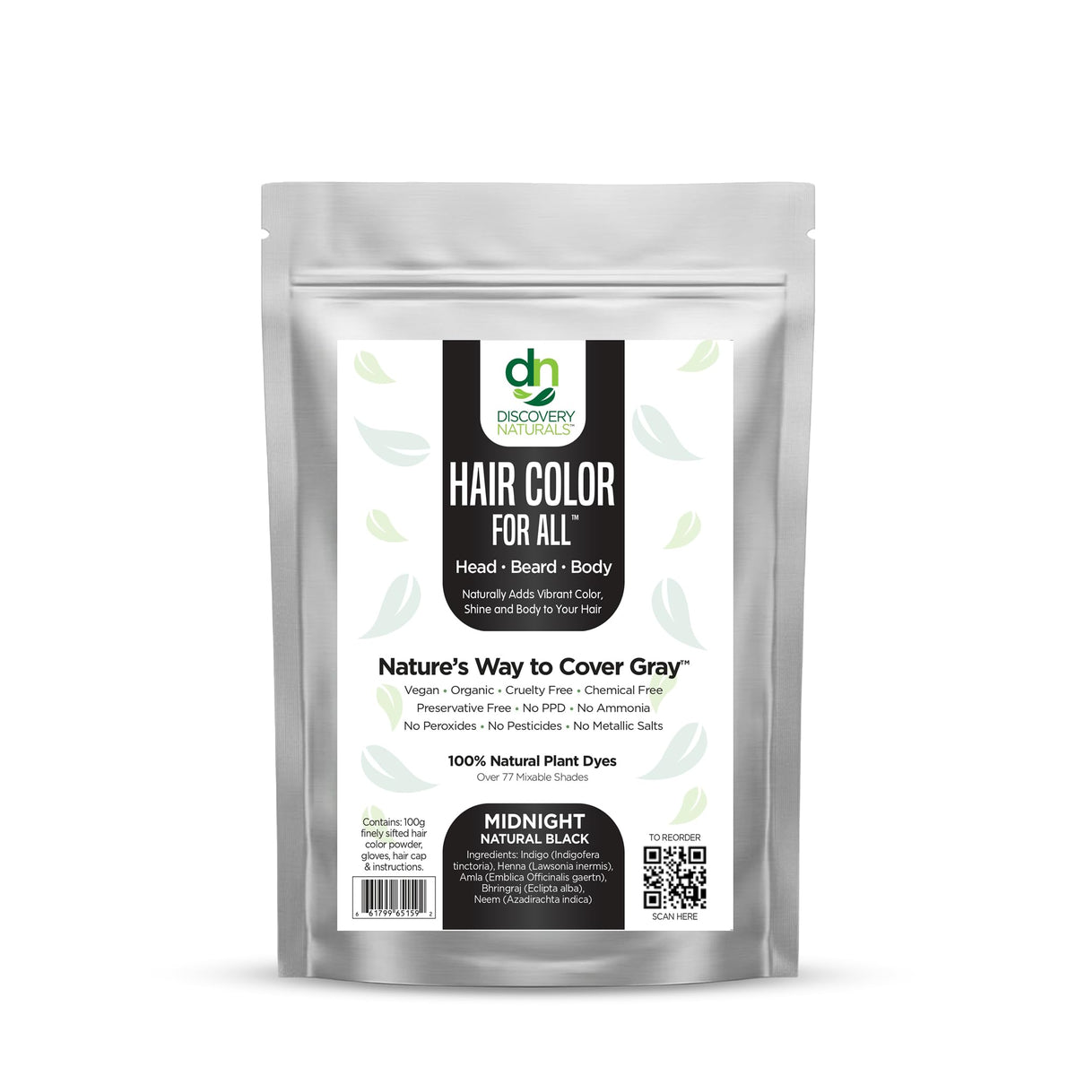 Discovery Naturals front packaging showing kit and benefits