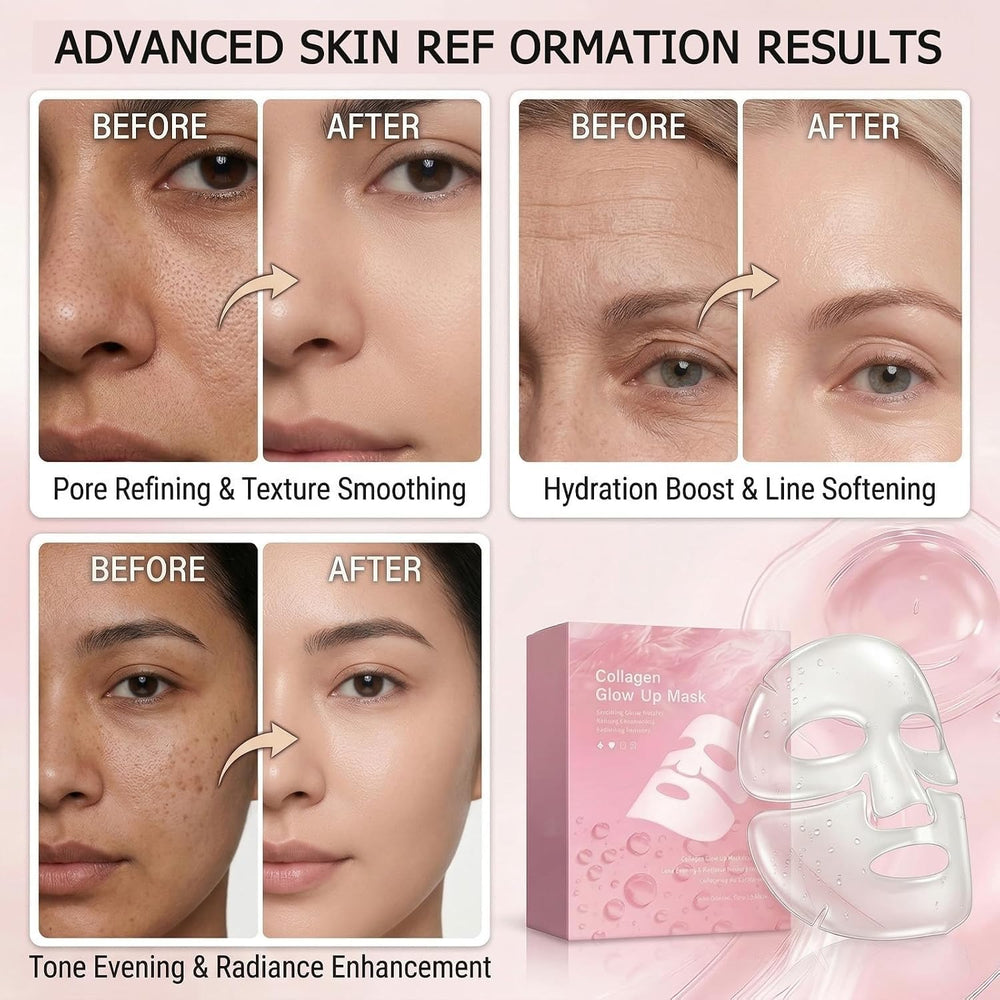 DiuGouNi transparent hydrogel mask on hand highlighting hydration delivery
