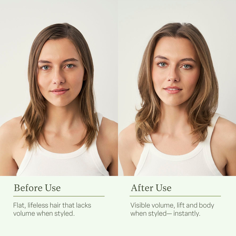 divi before and after volume comparison showing visible strand plumping