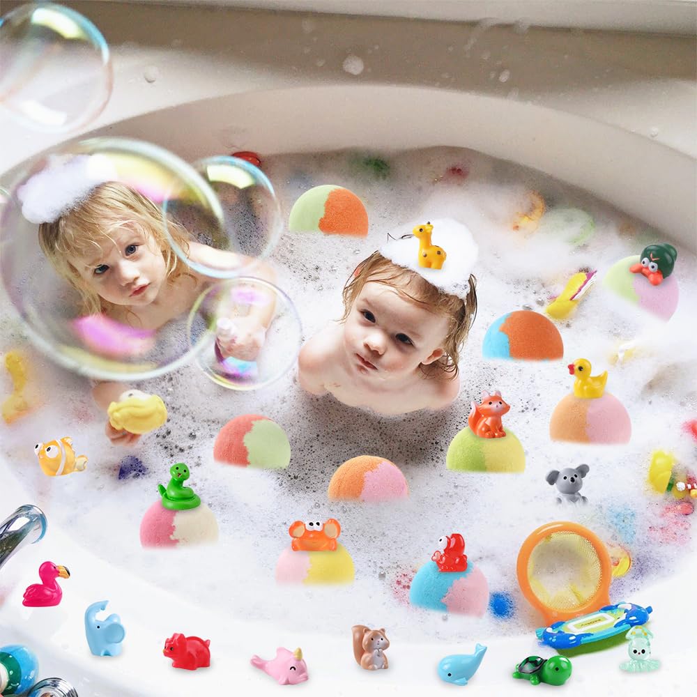 DIYDEC bath bomb fizzing in bathtub creating colorful water and fragrant relaxing atmosphere