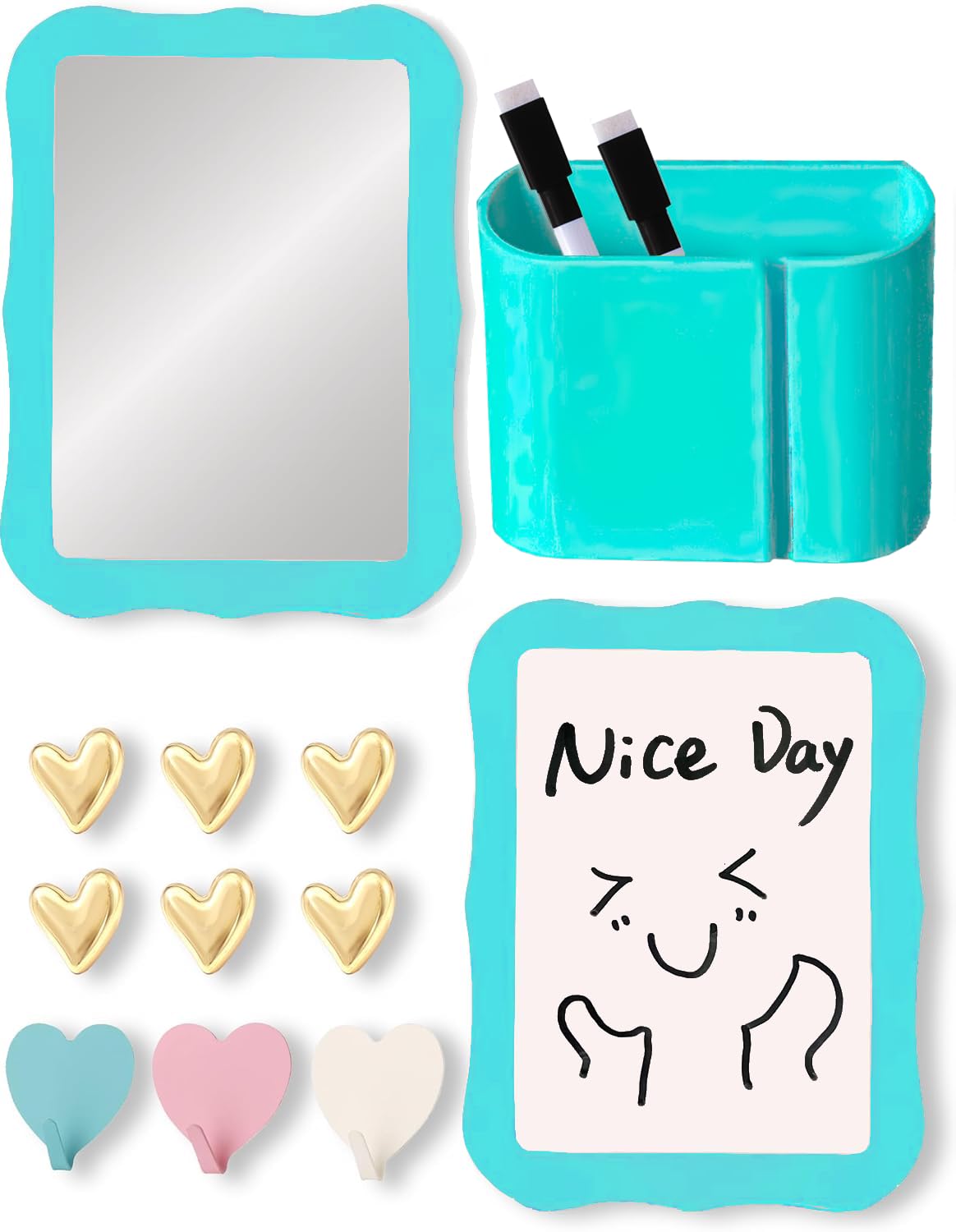 Dizgyuwei front packaging showing full 14-piece locker kit and contents for easy setup