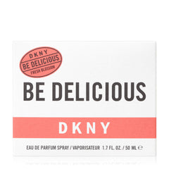 DKNY lifestyle image on handbag rail suggesting on-the-go freshness and everyday use