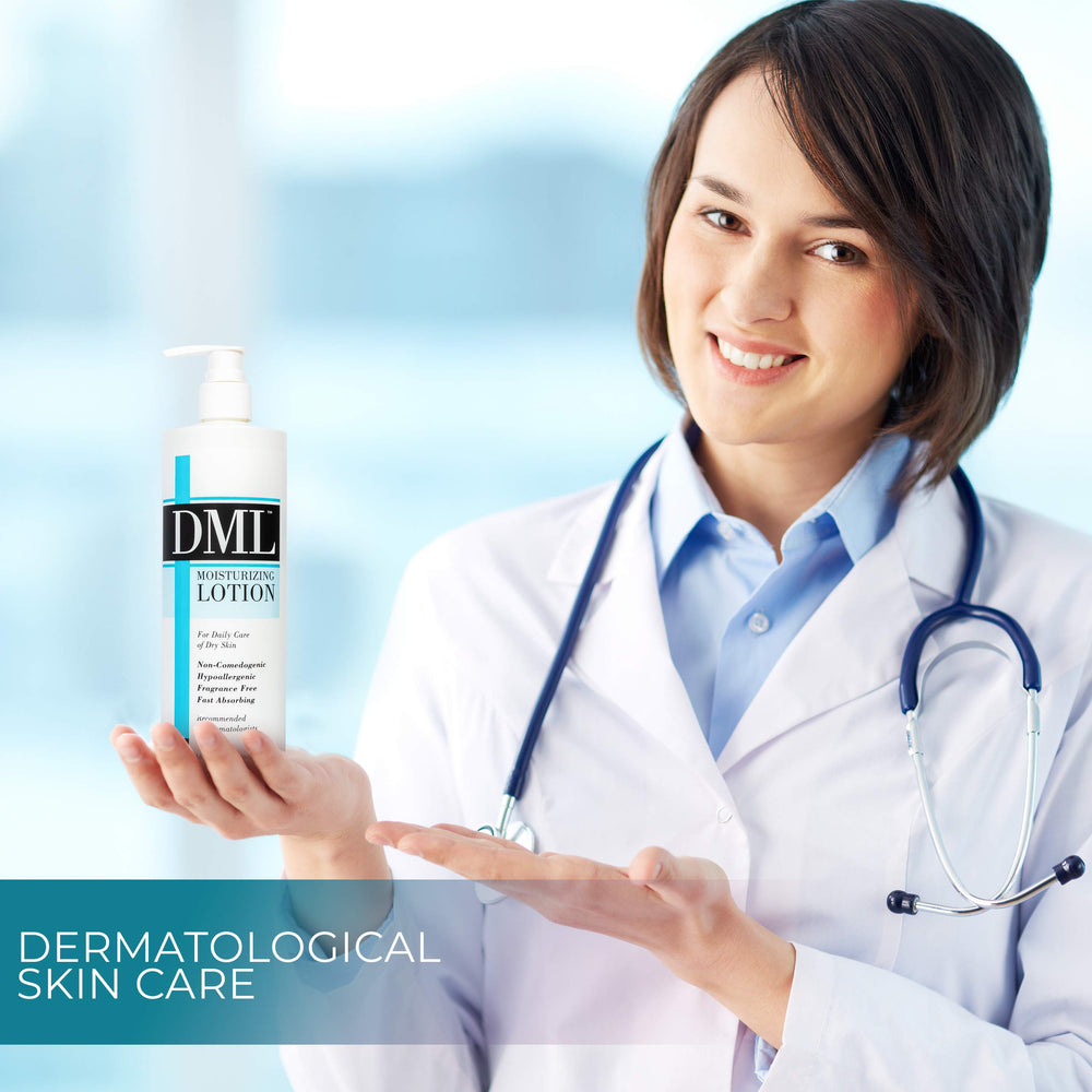 DML lotion on hand absorbing fast for non-greasy hydration benefit
