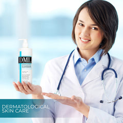 DML lotion on hand absorbing fast for non-greasy hydration benefit