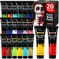 Dmsky front packaging showing 20-color tubes and benefits
