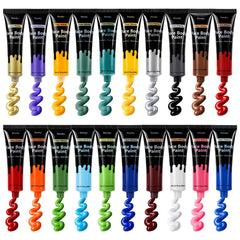 Dmsky tube squeezed to show creamy high-pigment texture