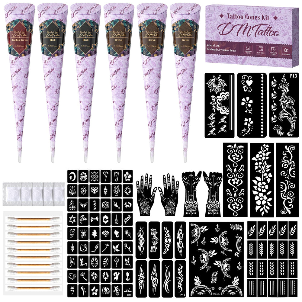 DMTATTOO front packaging showing kit contents and convenience