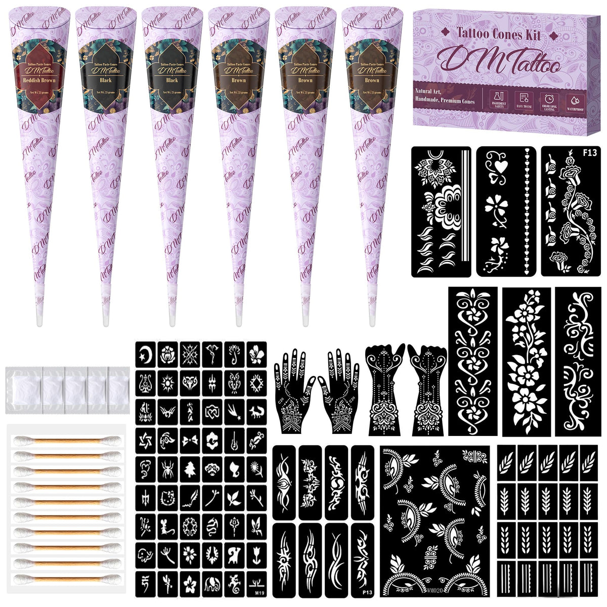 DMTATTOO front packaging showing kit contents and convenience