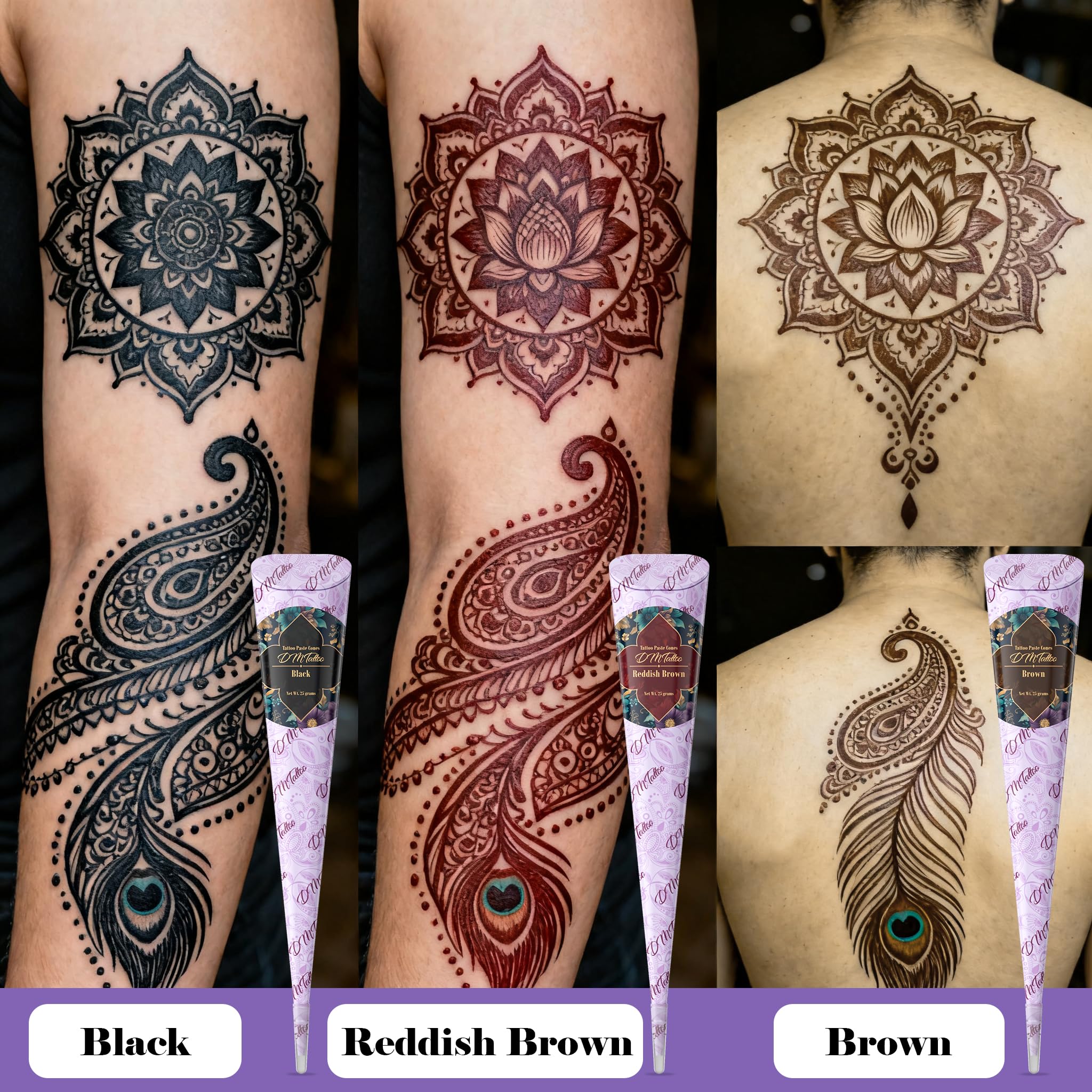 DMTATTOO cone next to ruler indicating compact travel size