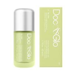 Doc & Glo front packaging showing compact deodorant for easy travel