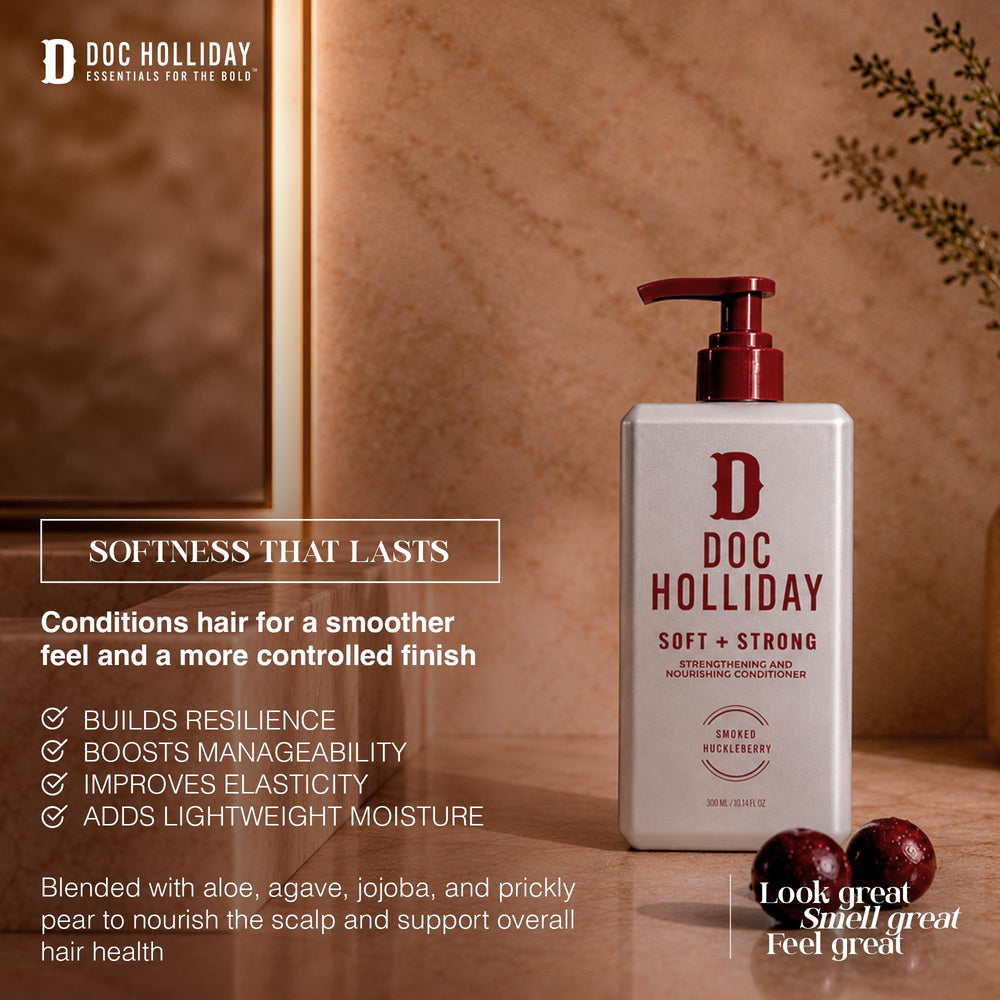 DOC HOLLIDAY both bottles side by side indicating a complete system benefit