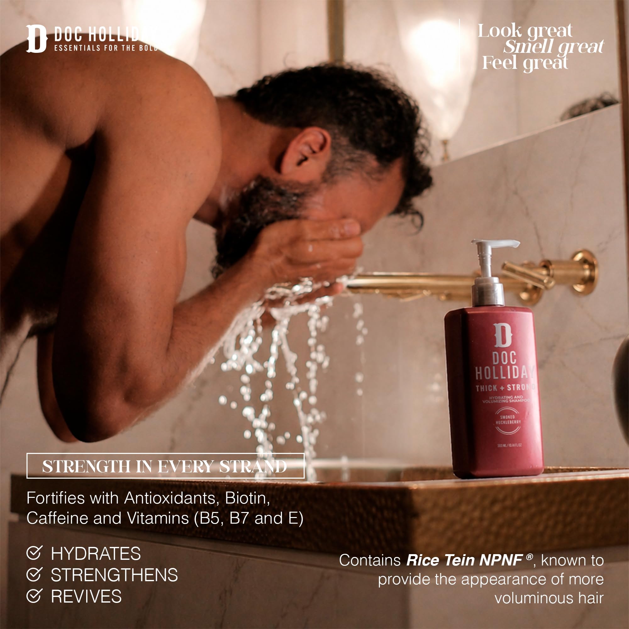 DOC HOLLIDAY conditioner cream close-up showing smooth emollient benefit