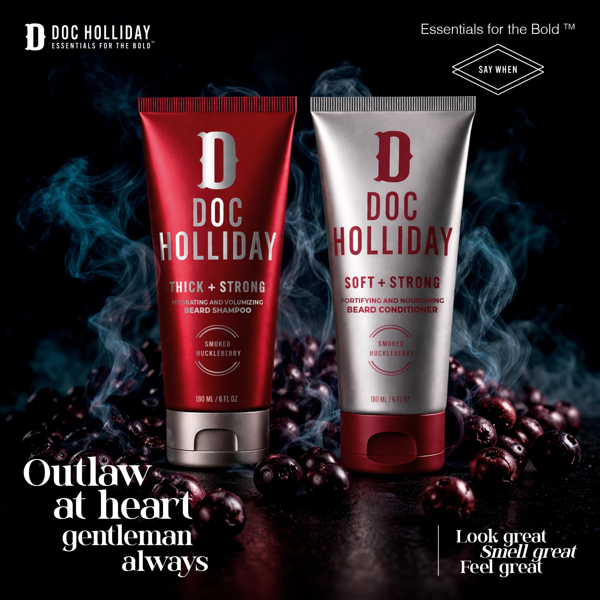 DOC HOLLIDAY shampoo pump close-up delivering controlled, no-waste dispensing