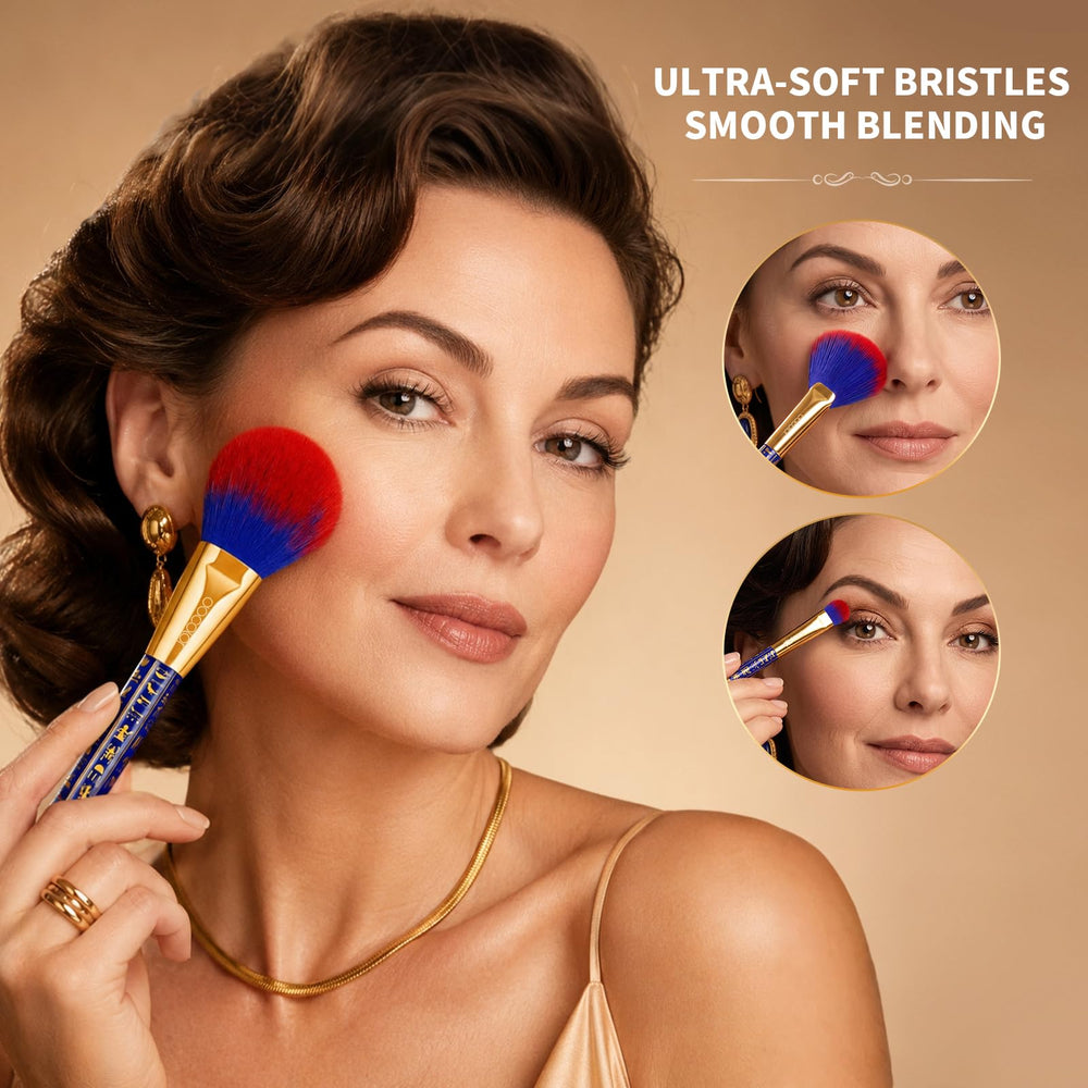 docolor bristles closeup texture showing dense nano-fiber softness for smooth application