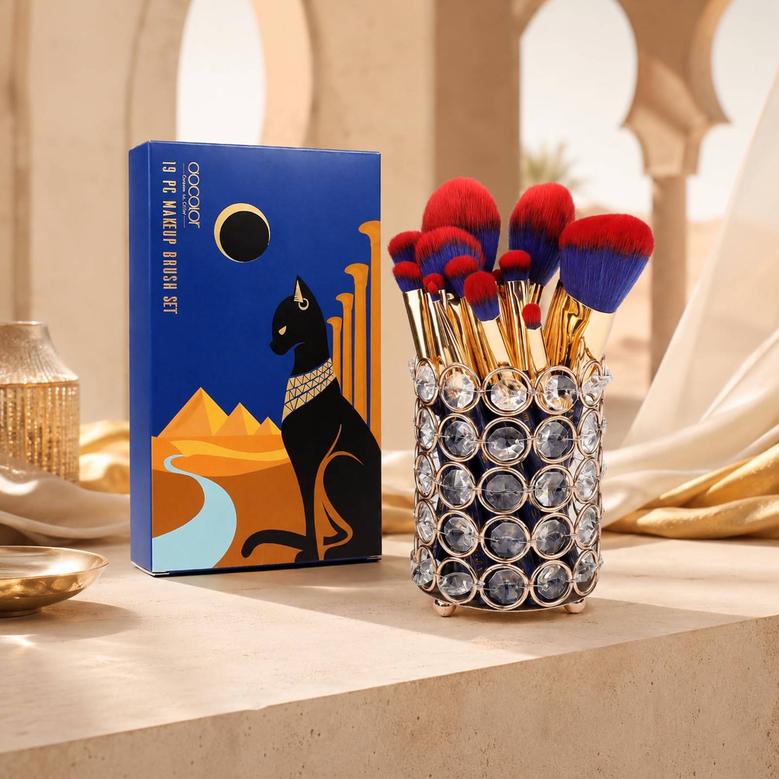 docolor lifestyle vanity display set on dressing table adding luxury and visual inspiration