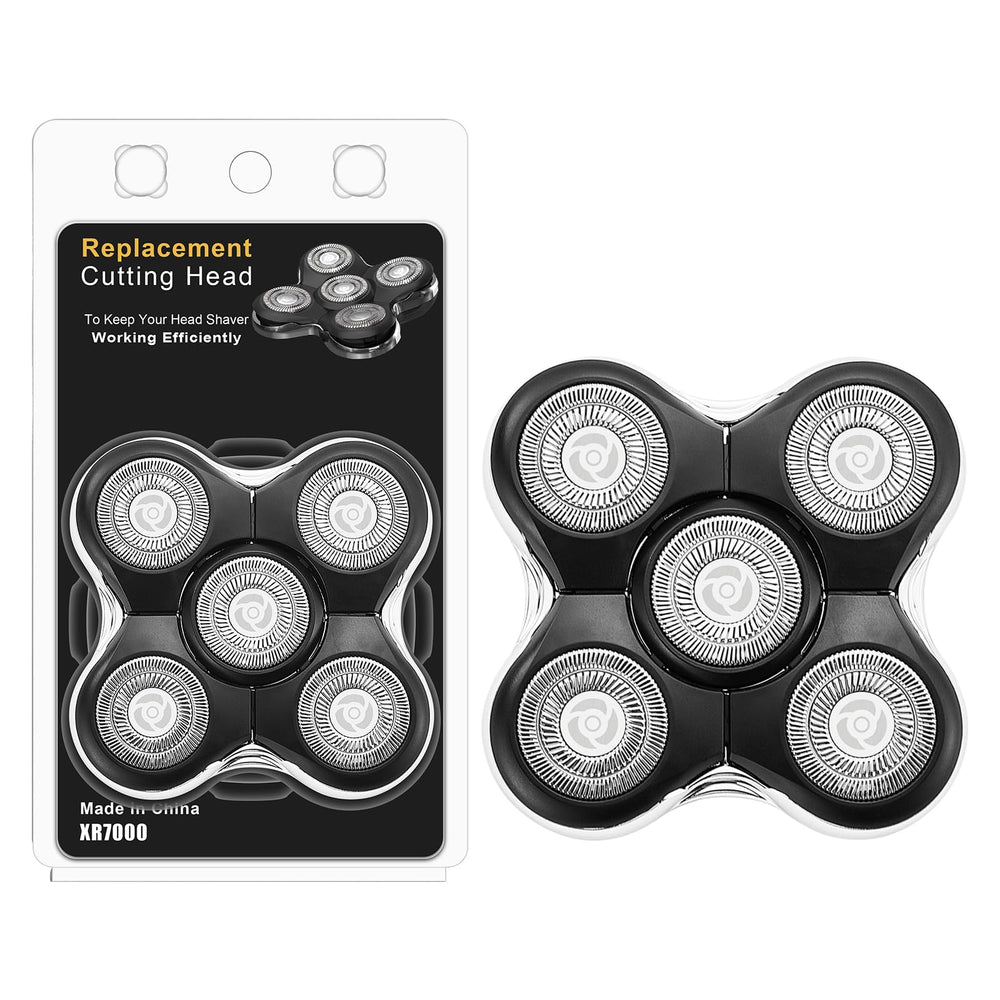 DODAER front view replacement heads showing fit and smoother shave benefit