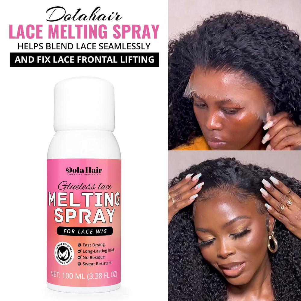 Dolahair mousse pump close-up demonstrating easy, even tint application
