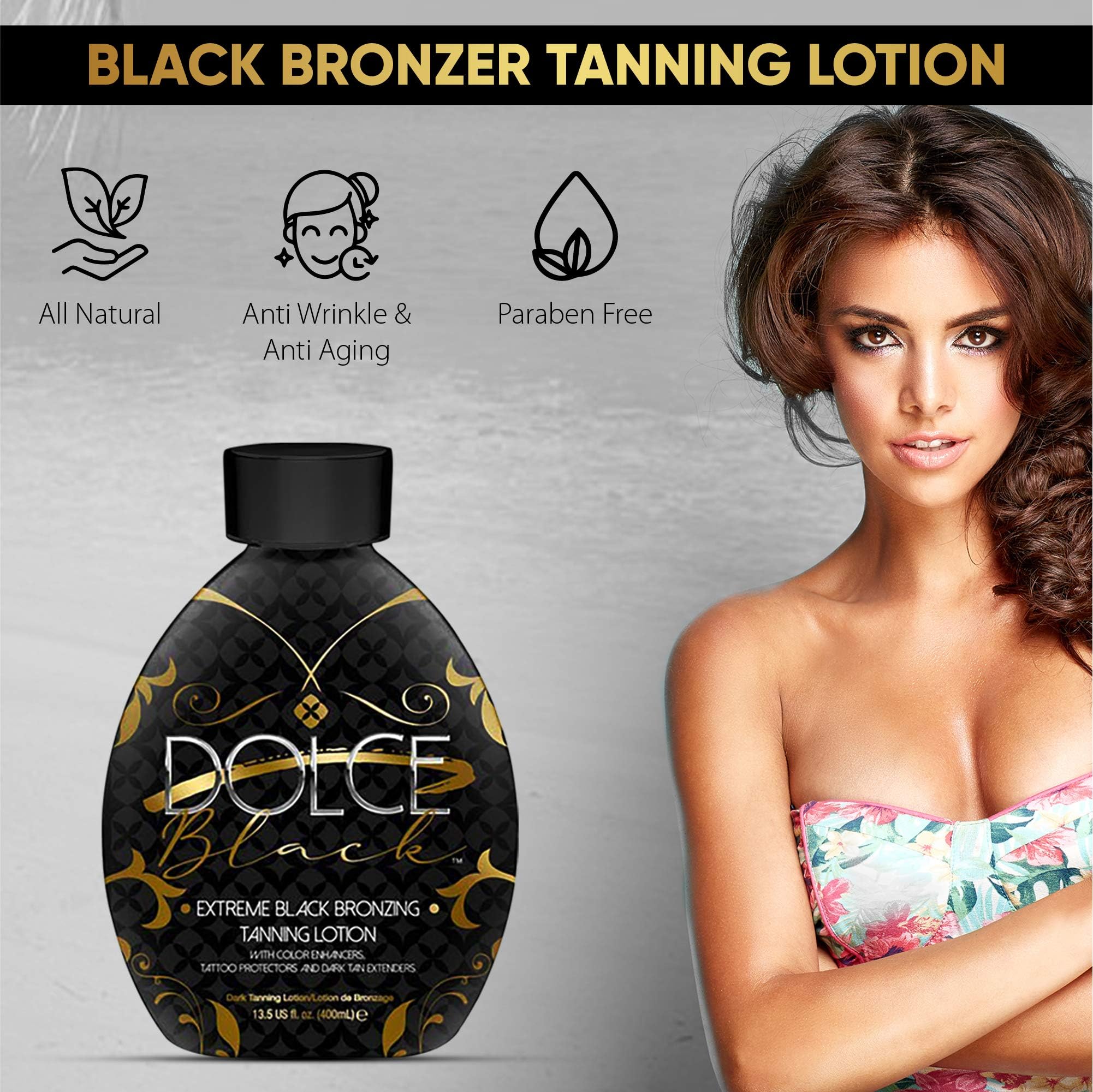 Dolce Black being applied with a mitt for even, streak-free tan