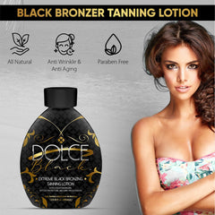 Dolce Black being applied with a mitt for even, streak-free tan
