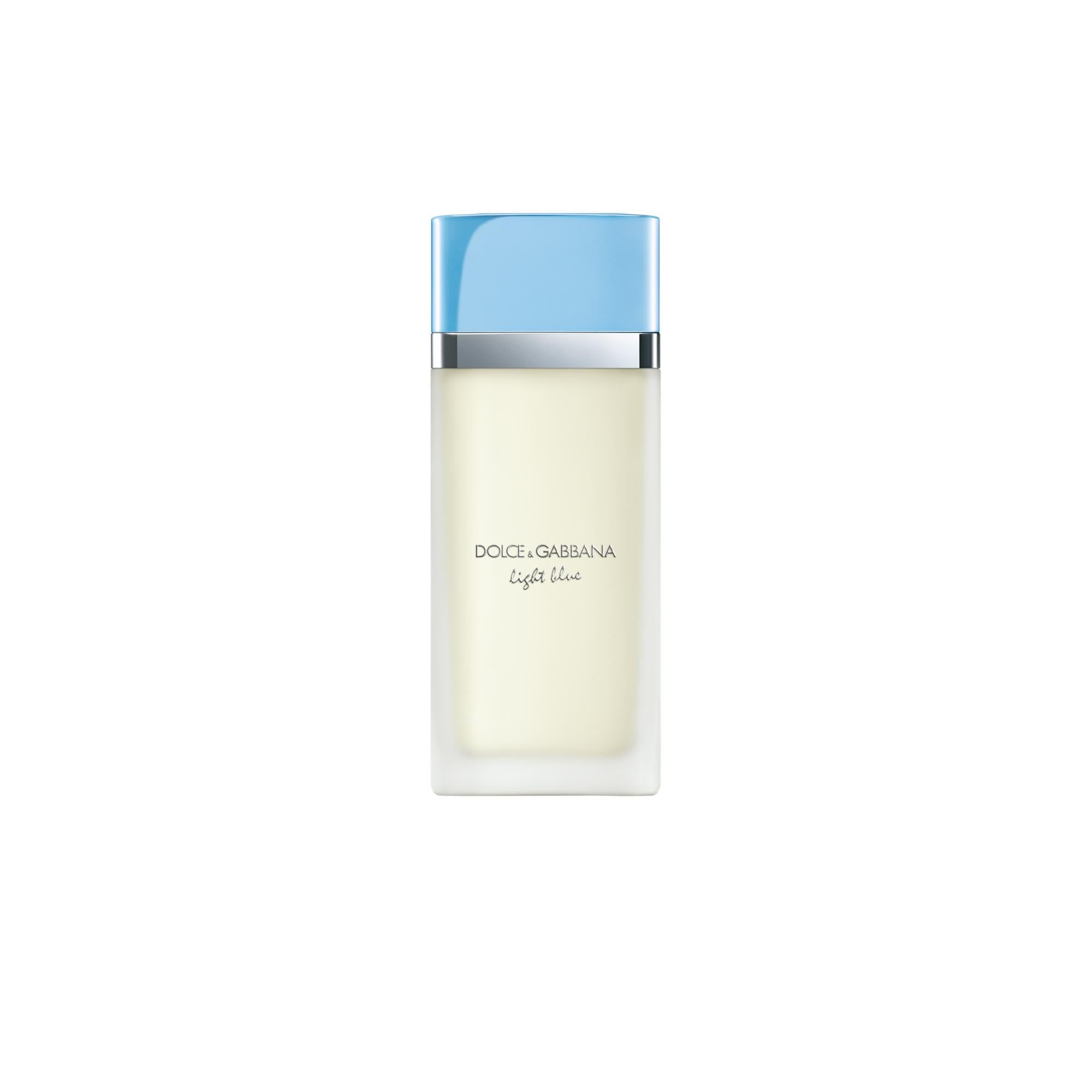Dolce&Gabbana light blue front bottle showing fresh Mediterranean appeal