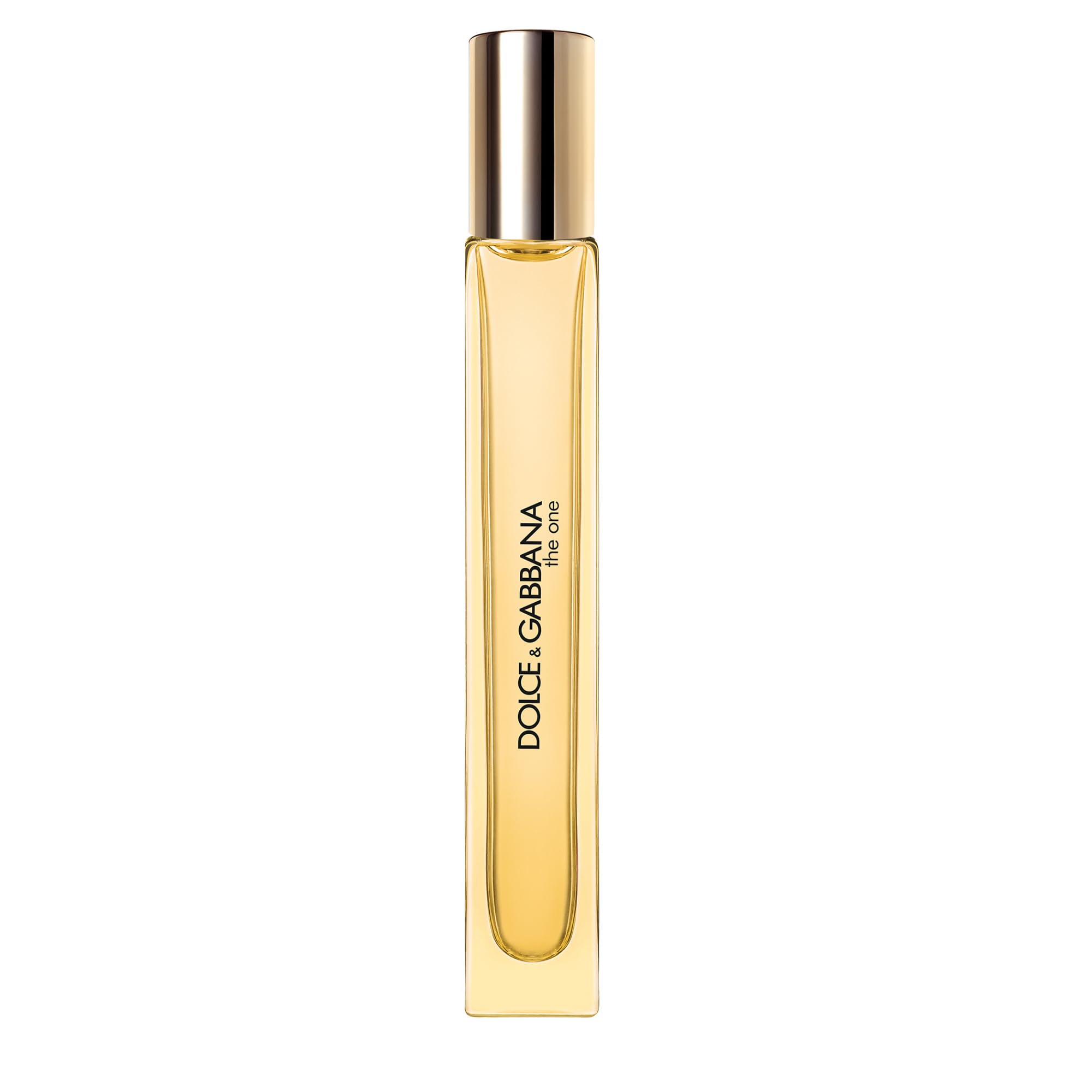 Dolce&Gabbana front view of travel spray showing compact design and elegance